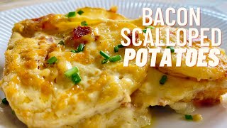 The Best Bacon Scalloped Potatoes Recipe  Your Kitchen [upl. by Hairym]