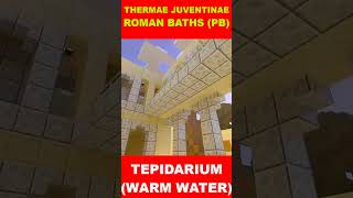 MINECRAFT ROMAN BATHS THERMAE JUVENTINAE in Server Zancudo  Aquaeductus thermae romanbaths [upl. by Hadnama]