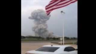 Raw Footage Of Texas Fertilizer Plant Blast on 41713 [upl. by Yentyrb]