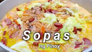 FILIPINO SOPAS RECIPE  SOPAS  SIMPLE SOPAS RECIPE [upl. by Aldwin]