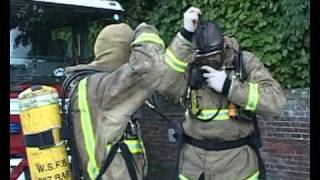 Thatch Roof Fire in Chichester [upl. by Oel]