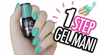 One Step Gel Manicure in Under 5 Minutes  GIVEAWAY CLOSED  UNO by Gelish Mini [upl. by Wun304]