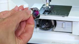 Pfaff Select 42 5 Inserting the Bobbin [upl. by Delinda]