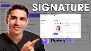 How to Create a Signature in Proton Mail  Tutorial [upl. by Pablo]