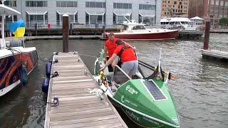 2 men to row across the Atlantic from NYC to Ireland [upl. by Johnathan]