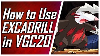 How to Use EXCADRILL in VGC 2020  Pokemon Sword amp Shield Competitive Tutorial  Pokésports [upl. by Nolita376]