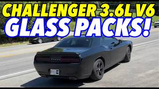 2019 Dodge Challenger SXT 36L V6 w GLASS PACKS [upl. by Solomon898]