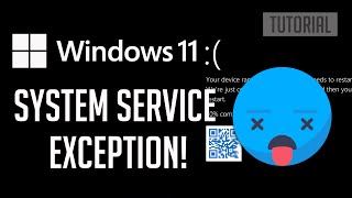 How to Fix System Service Exception Error in Windows 1110 [upl. by Noiwtna]