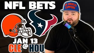 Browns vs Texans Bets NFL Wildcard Playoffs Bets  Kyle Kirms Football Picks amp Predictions [upl. by Oiratnom322]