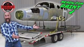 The Free Abandoned Airplane Is FINALLY Ready For Paint [upl. by Oliric]