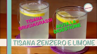 TISANA BRUCIAGRASSI ZENZERO E LIMONE [upl. by Leia620]