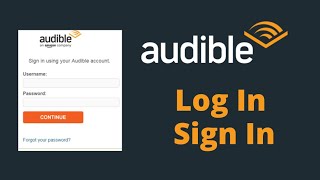 Audible Login  Sign In  audiblecom Login  Amazon Audible [upl. by Einttirb]