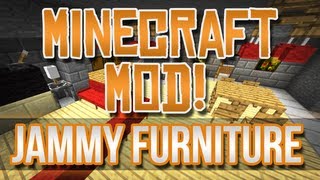 Minecraft Mod  Jammy Furniture [upl. by Tekla]