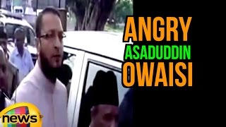 Angry Asaduddin Owaisi Vs Home Minister  Unseen Video Footage  Mango News [upl. by Raynata]