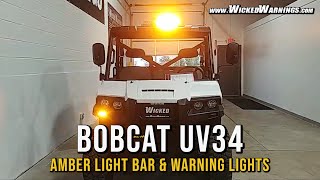 Bobcat UV34 Amber Light Bar and Warning Lights [upl. by Moreen333]