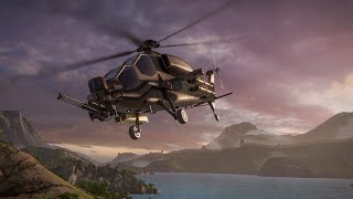 Modern Warships A129 CBT Mangusta Helicopter  New Event Free Reward  Damage Test [upl. by Otrebmal]