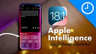 iOS 181  Apple Intelligence Review  Top 10 Features [upl. by Polky]