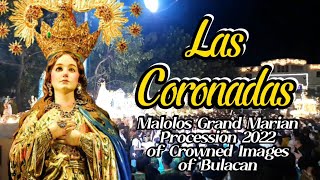 LAS CORONADAS  MALOLOS GRAND MARIAN PROCESSION  MALOLOS CATHEDRAL  05 DECEMBER 2022 [upl. by Atsira]