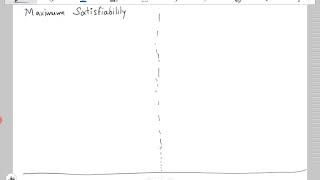 Lecture 19 Approximating Maximum Satisfiability via LP [upl. by Airdnaxela]