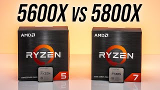 AMD Ryzen 5 5600X vs Ryzen 7 5800X  6 or 8 Cores [upl. by Costa]