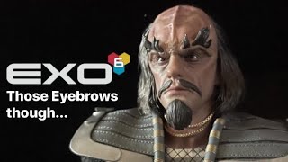 STAR TREK News Exo6 Releases 295 16 Lord Kruge Figure with rooted Hair amp overly Sculpted Eyebrows [upl. by Allimak]