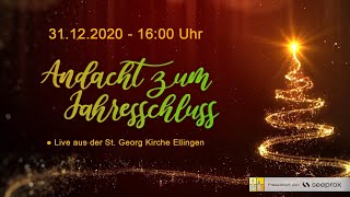 Katholischer Gottesdienst zum Jahresabschluss aus Ellingen [upl. by Nileuqaj328]