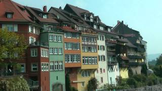 GERMANYSWITZERLAND Laufenburg hdvideo [upl. by Southworth]