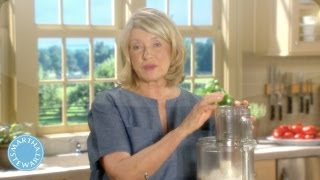 How to Make Pasta Dough with a Food Processor  Martha Stewarts Cooking School [upl. by Atteinotna780]