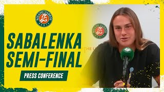 Sabalenka semifinal press conference  RolandGarros 2023 [upl. by Llerod]