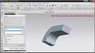 NX Swept  UG NX Training Tutorials  Siemens NX Training Tutorials  Training in Unigraphics NX [upl. by Brower]