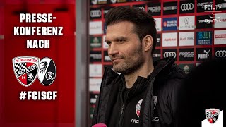 Pressekonferenz nach FC Ingolstadt 04 vs SC Freiburg II [upl. by Dyol678]