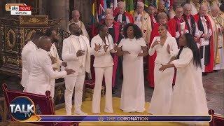 A coronation first for the Alleluia sung with the Gospel reading [upl. by Ahseit]