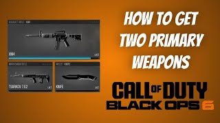 How to Equip Two Primary Weapons in Call of Duty Black Ops 6  BO6 for PS5 Xbox and PC [upl. by Sher]