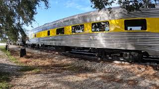 148 Sugar Express Clewiston Comet Leaving Lake Placid Fla Wheel Slip 11924 [upl. by Vierno919]