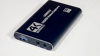 4K HDMI Video Capture Card USB 30 REVIEW [upl. by Tudor]