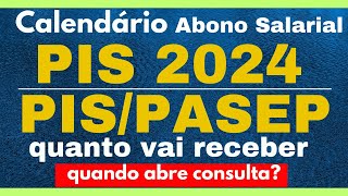 Calendário PISPASEP 2024  PAZOS MUITO RUINS  Quanto vai receber  Quando abre consulta [upl. by Newberry469]