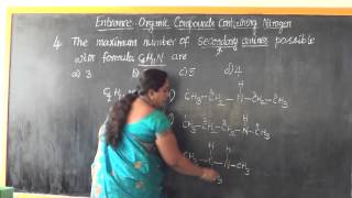 KCETEntrance 2016 CHEMISTRY  Organic Compounds Containing Nitrogen04 [upl. by Zerep]