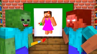 DRAWING CHALLENGE  Minecraft Animation [upl. by Attezi]