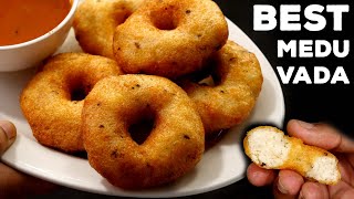 बादल जैसे हलके मेदू वडा बनाने का तरीका  super light medu sambar vada  cookingshooking [upl. by Ainedrag]