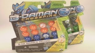 BDaman Crossfire Review  BDa Marble Reload Packs [upl. by Hardan]