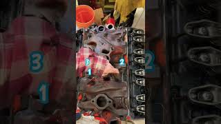 How to put an INTAKE MANIFOLD on a Small Block Chevy [upl. by Vona]