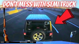 BEST OF SEMITRUCKS ROAD RAGE 2023 [upl. by Roe]