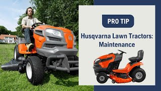 Husqvarna Lawn Tractors Maintenance [upl. by Hazaki]