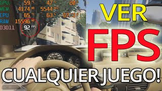 Cómo ver los FPS en Cualquier Juego  Monitorea tu PC 2023 [upl. by Malo]