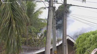 Passenger plane with 61 on board crashes in fiery wreck in Brazils São Paulo [upl. by Ynatil520]