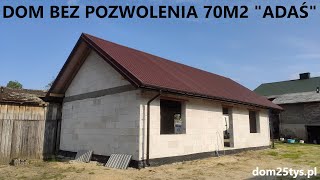 DOM BEZ POZWOLENIA 70M2 quotADAŚquot [upl. by Lemhar754]