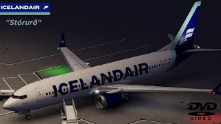 Icelandair Max 8 quotStórurðquot  Departure in HD [upl. by Rumpf21]