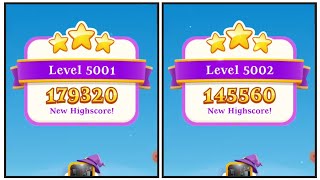 Level Up 5001  Level Up 5002 Bubble Witch 3 Saga [upl. by Bacon]