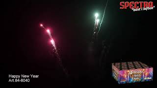 Happy New Year Spectra Fireworks TTO Production Fyrverkeri Norge [upl. by Guthrey]