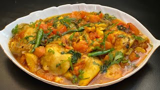 Most easiest recipe Tilapia fish fillet curry  ঝটপট মজাদার ফিস ফিলে কারি  Fish curry in Bengali [upl. by Aidnac]